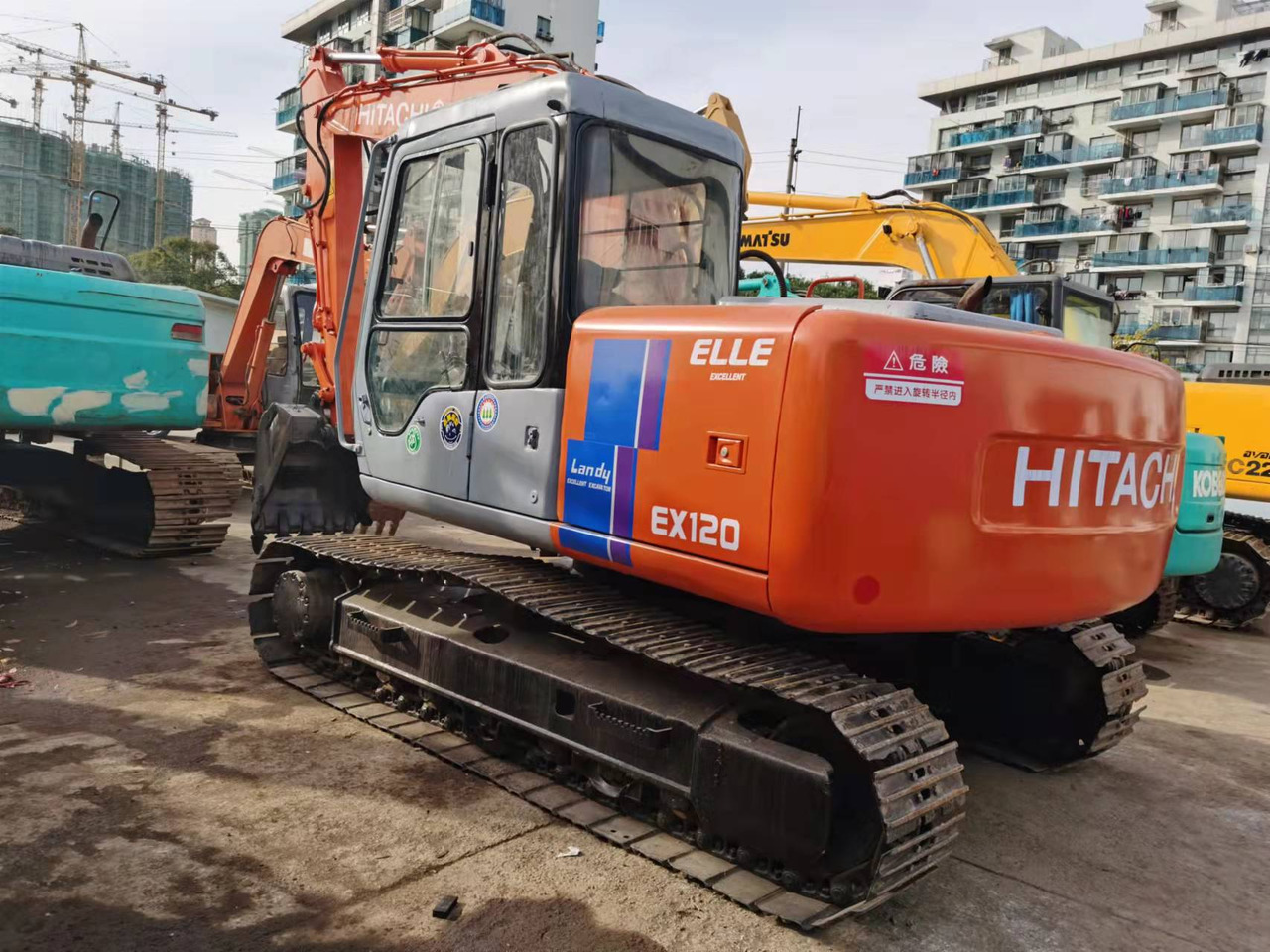 履带式挖掘机 HITACHI EX120-2：图7