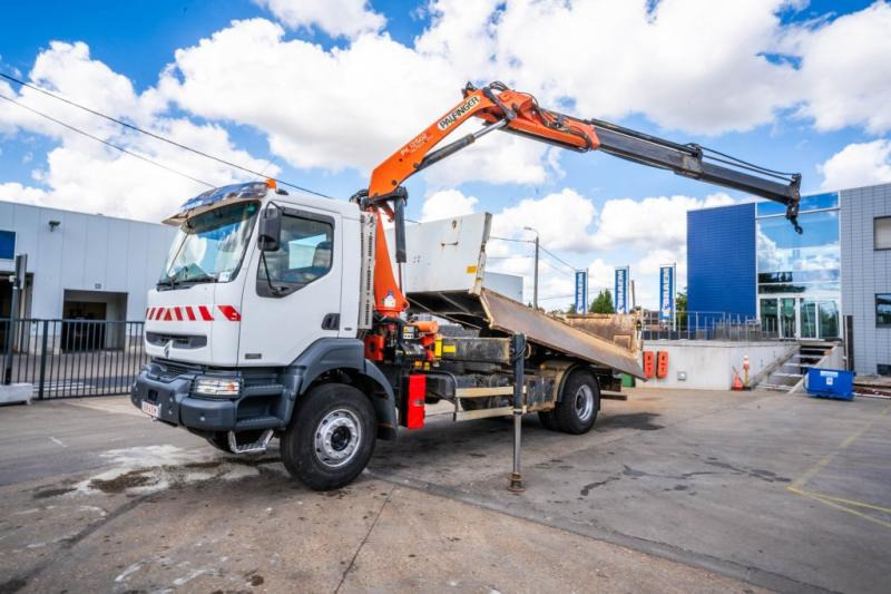 Renault KERAX 320 DCI +BIBENNE+PALFINGER 12Ton/m/2 EXT. - 翻斗车, 起重车:图1 Renault KERAX 320 DCI +BIBENNE+PALFINGER 12Ton/m/2 EXT. - 翻斗车, 起重车:图1