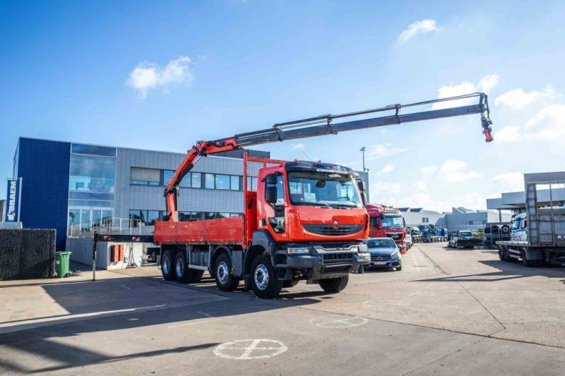 Renault KERAX 380DXI+E5+PK18TM/4EXT - 栏板式/ 平板卡车, 起重车:图2 Renault KERAX 380DXI+E5+PK18TM/4EXT - 栏板式/ 平板卡车, 起重车:图2