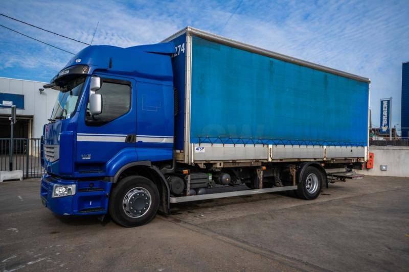 Renault PREMIUM 380 DXI + DHOLLANDIA - 侧帘卡车:图1 Renault PREMIUM 380 DXI + DHOLLANDIA - 侧帘卡车:图1