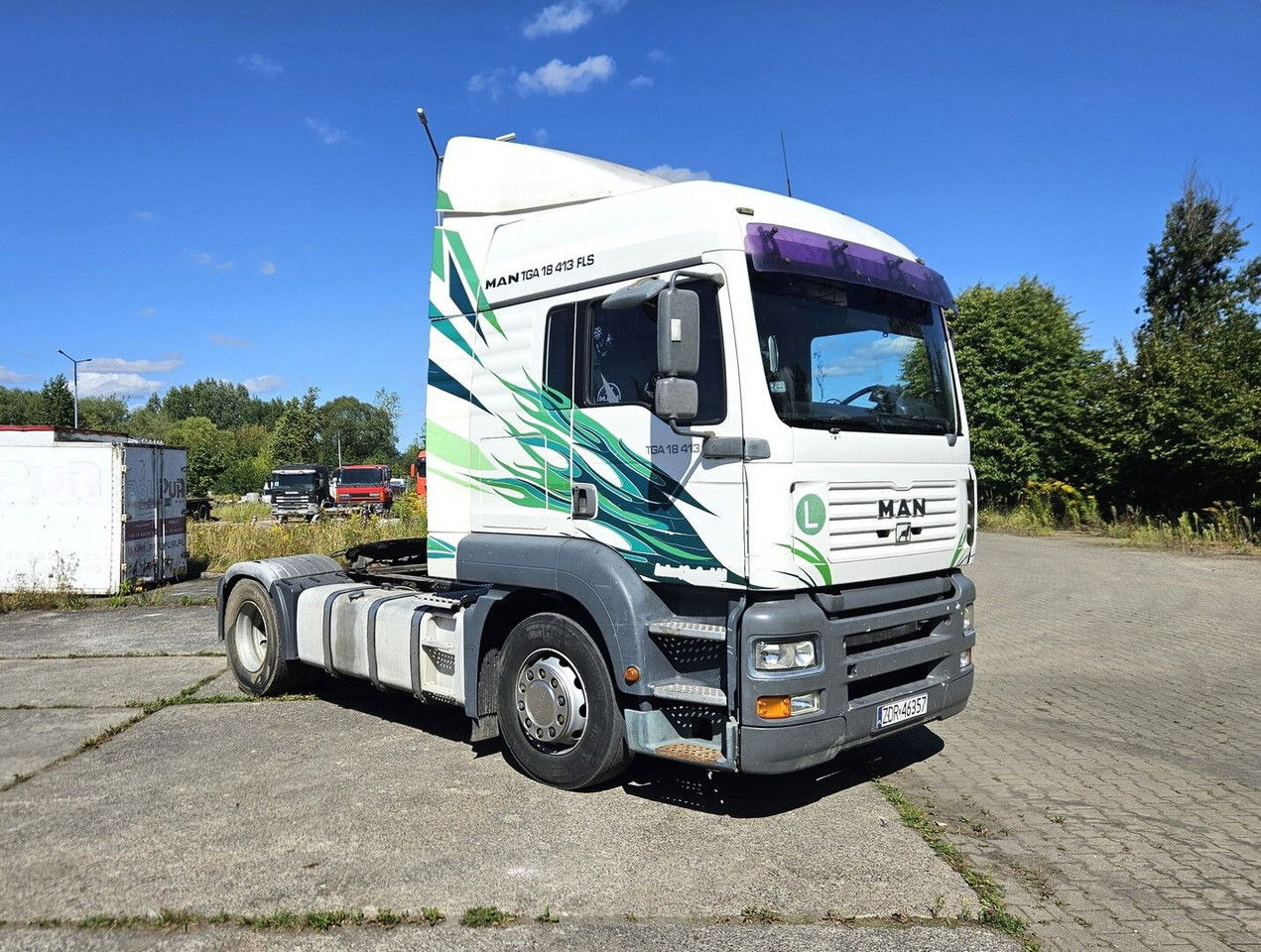 MAN 18.413 FLS - Manual pump and injectors, Intarder, Airco - 牵引车:图2 MAN 18.413 FLS - Manual pump and injectors, Intarder, Airco - 牵引车:图2