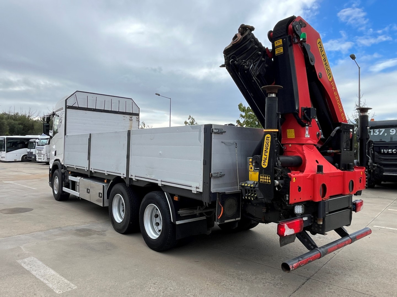 栏板式/ 平板卡车, 起重车 SCANIA R450,  2018, PALFINGER PK 22002 +RC：图6