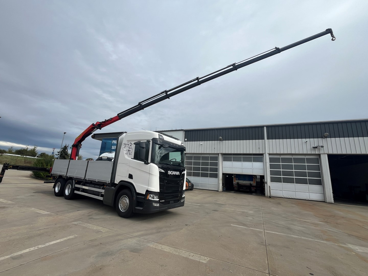 栏板式/ 平板卡车, 起重车 SCANIA R450,  2018, PALFINGER PK 22002 +RC：图12