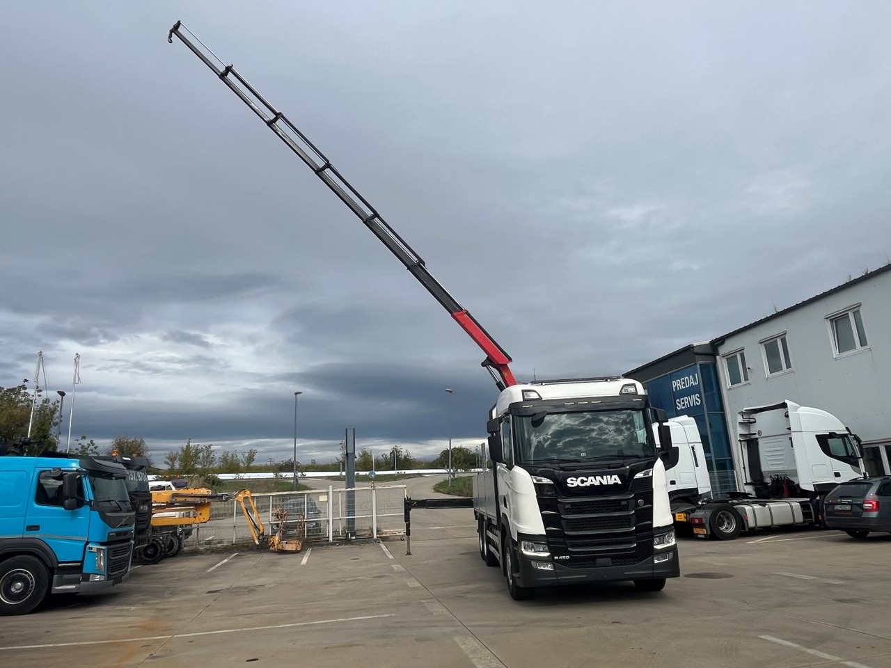栏板式/ 平板卡车, 起重车 SCANIA R450,  2018, PALFINGER PK 22002 +RC：图14