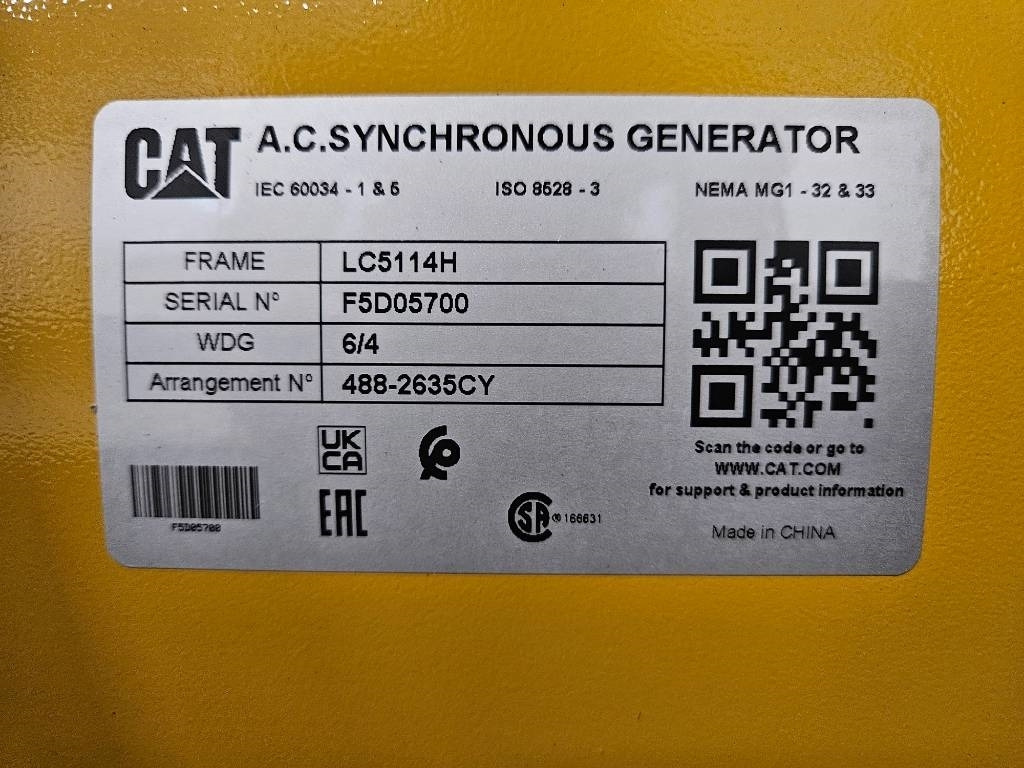 新的 发电机组 CAT DE275E0 - C9 - 275 kVA Generator - DPX-18020：图13