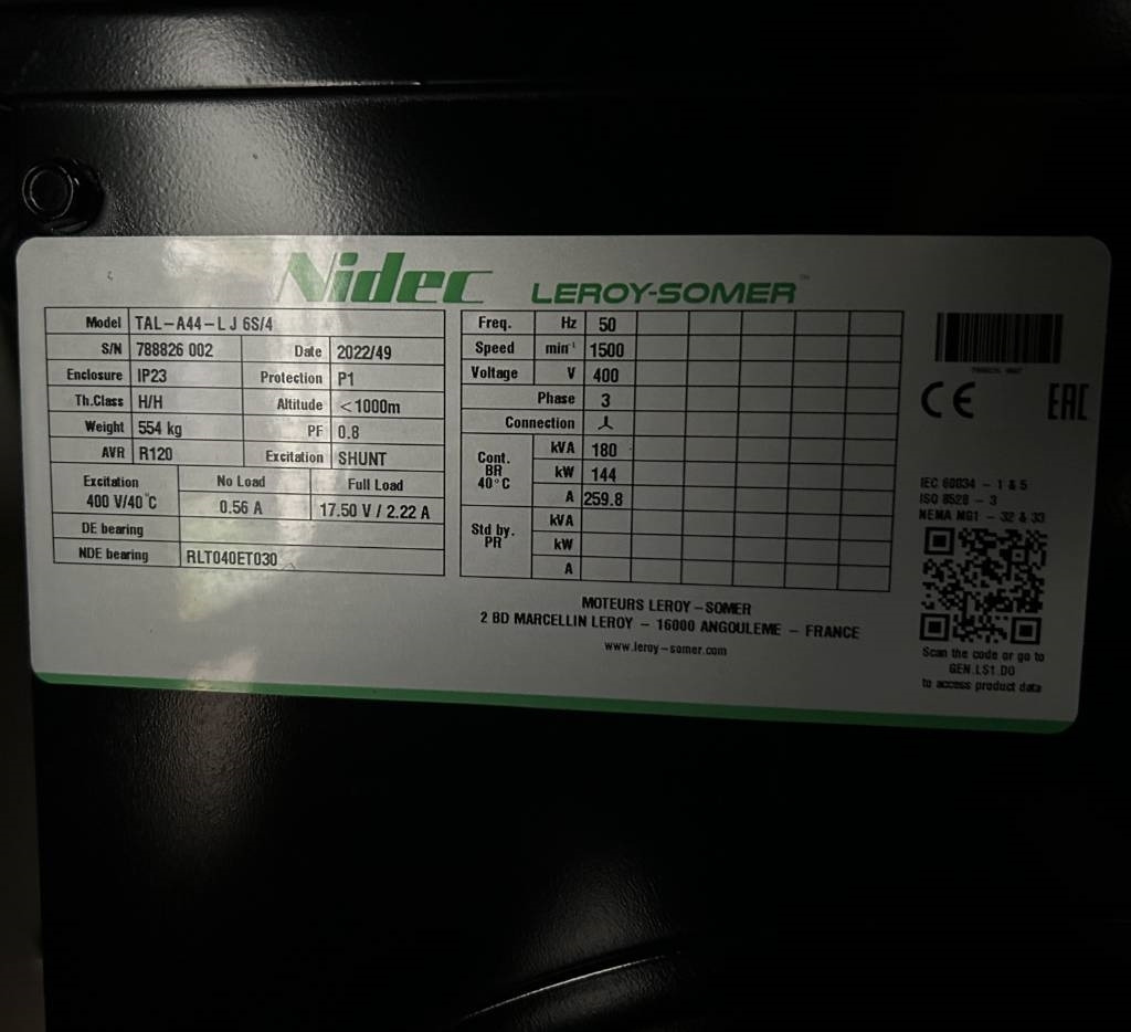新的 发电机组 Cummins 6CTA8.3-G1 - 200 kVA Generator - DPX-19839：图17