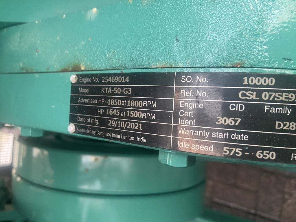 Cummins C1400D5 - 1.400 kVA Generator - DPX-18532-O - 发电机组:图4 Cummins C1400D5 - 1.400 kVA Generator - DPX-18532-O - 发电机组:图4