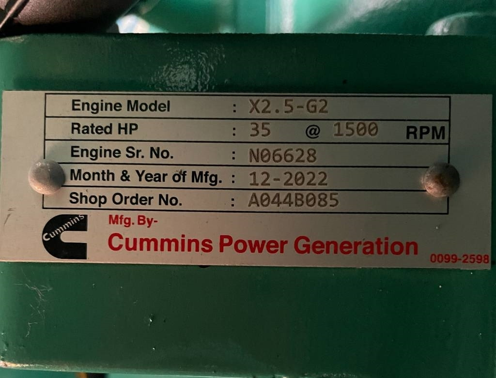 发电机组 Cummins C22D5 - 22 kVA Surplus genset - DPX-18501：图16