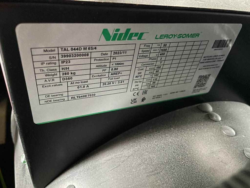 新的 发电机组 Deutz TCD4.1L4 - 105 kVA Stage V Generator - DPX-19011:图18 新的 发电机组 Deutz TCD4.1L4 - 105 kVA Stage V Generator - DPX-19011:图18