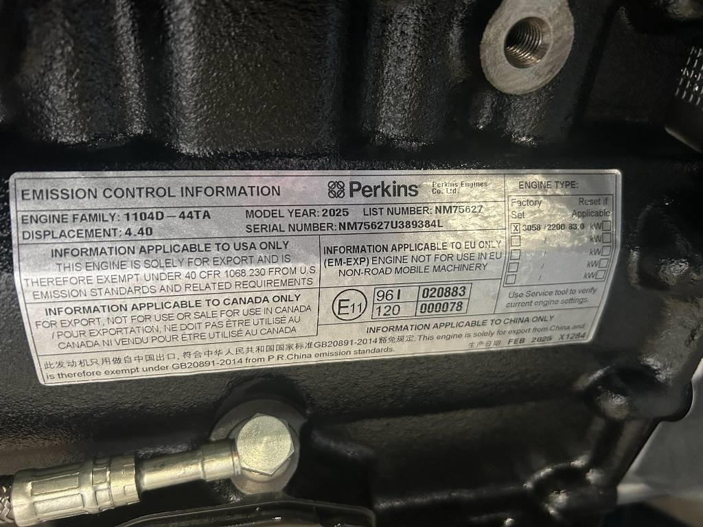 Perkins 1104D-44TA - Diesel Engine - New - DPX-25088 - 发动机 适用于 建筑机械:图5 Perkins 1104D-44TA - Diesel Engine - New - DPX-25088 - 发动机 适用于 建筑机械:图5
