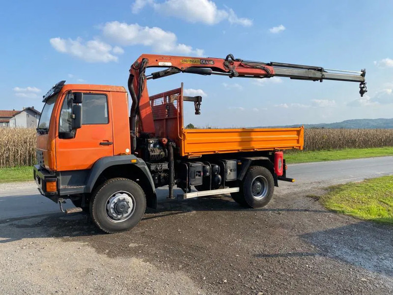 MAN LE 18-280 , 4X4 , Tipper , Palfinger PK 9501 - 翻斗车, 起重车:图1 MAN LE 18-280 , 4X4 , Tipper , Palfinger PK 9501 - 翻斗车, 起重车:图1
