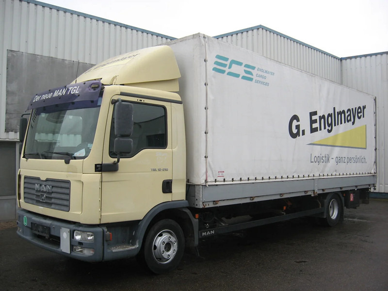 MAN TGL 12.210 , Manual , Retarder , 4x2 , Airco - 侧帘卡车:图1 MAN TGL 12.210 , Manual , Retarder , 4x2 , Airco - 侧帘卡车:图1