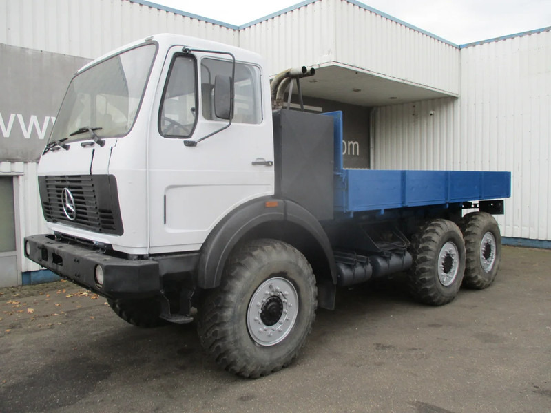 Mercedes-Benz FAP 2026 , V8 , 6x6 , ZF Manual , Spring suspension , ex - 栏板式/ 平板卡车:图1 Mercedes-Benz FAP 2026 , V8 , 6x6 , ZF Manual , Spring suspension , ex - 栏板式/ 平板卡车:图1