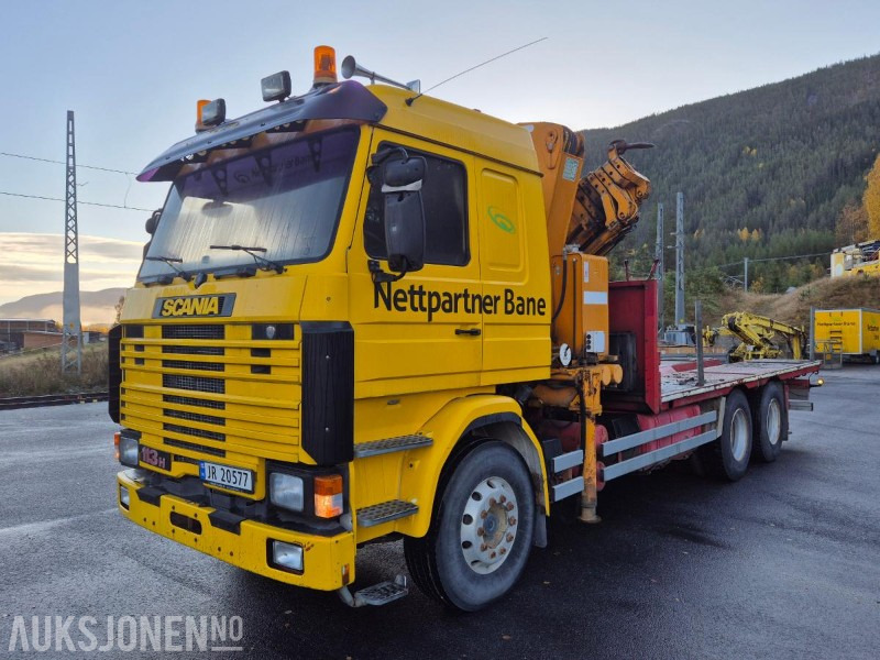 1996 Scania R113HL6x4A, kranbil, repobjekt - 起重车:图1 1996 Scania R113HL6x4A, kranbil, repobjekt - 起重车:图1