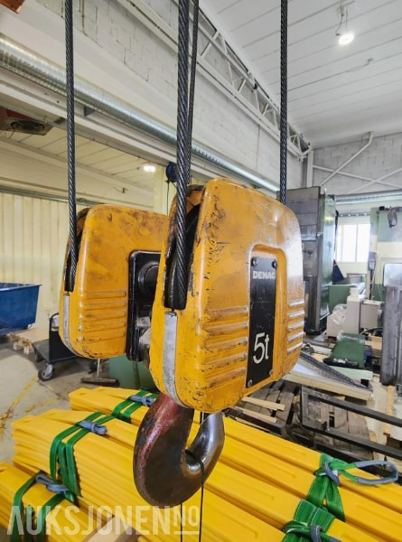 1997 Demag ZKKE Traverskran - Bredde 8500 mm - løftekapasitet 5 tonn - 起重机:图4 1997 Demag ZKKE Traverskran - Bredde 8500 mm - løftekapasitet 5 tonn - 起重机:图4