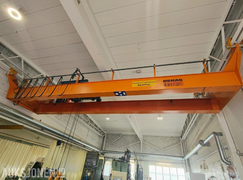 1997 Demag ZKKE Traverskran - Bredde 8500 mm - løftekapasitet 5 tonn - 起重机:图2 1997 Demag ZKKE Traverskran - Bredde 8500 mm - løftekapasitet 5 tonn - 起重机:图2
