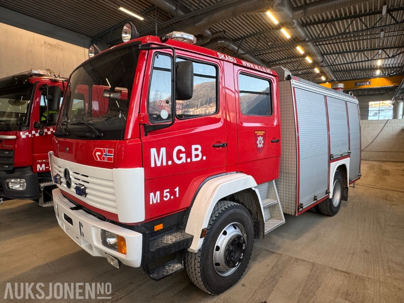 1997 Mercedes-Benz 1124 Af/36 4X4 brannbil registrert som motorredskap med kun 29540 km - 消防车:图2 1997 Mercedes-Benz 1124 Af/36 4X4 brannbil registrert som motorredskap med kun 29540 km - 消防车:图2