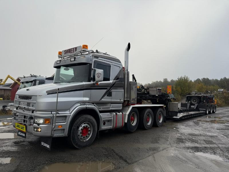 1998 Scania T144 GB6X2NZ tungtrekker snutebil med Vang brønnhenger - 牵引车:图1 1998 Scania T144 GB6X2NZ tungtrekker snutebil med Vang brønnhenger - 牵引车:图1
