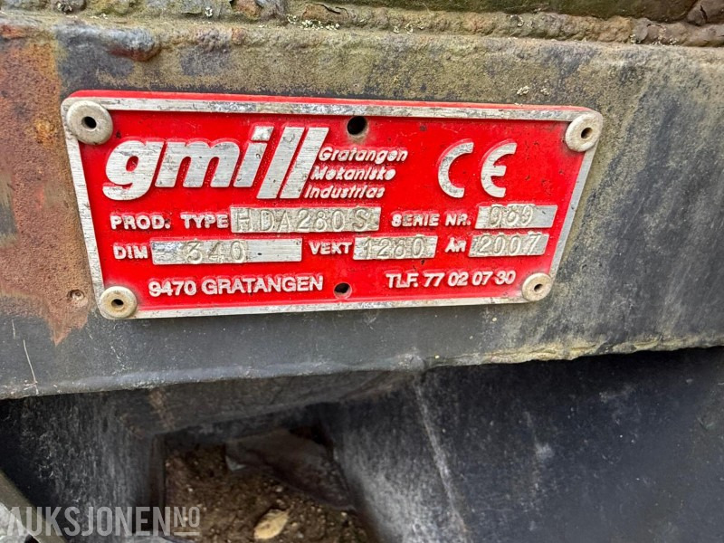 2007 GMI HDA280S Diagonalplog - 附件 适用于 建筑机械:图2 2007 GMI HDA280S Diagonalplog - 附件 适用于 建筑机械:图2