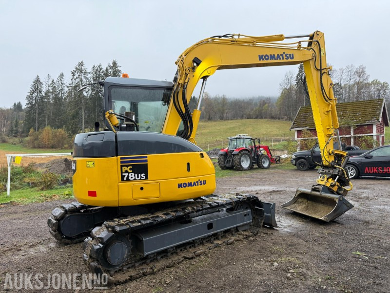 2007 Komatsu Galeo PC78US-6NO 8-tonns gravemaskin, Engcon tiltrotator, gummibelter, skjær, Nasta skuffe, Ledbar - 挖掘机:图5 2007 Komatsu Galeo PC78US-6NO 8-tonns gravemaskin, Engcon tiltrotator, gummibelter, skjær, Nasta skuffe, Ledbar - 挖掘机:图5