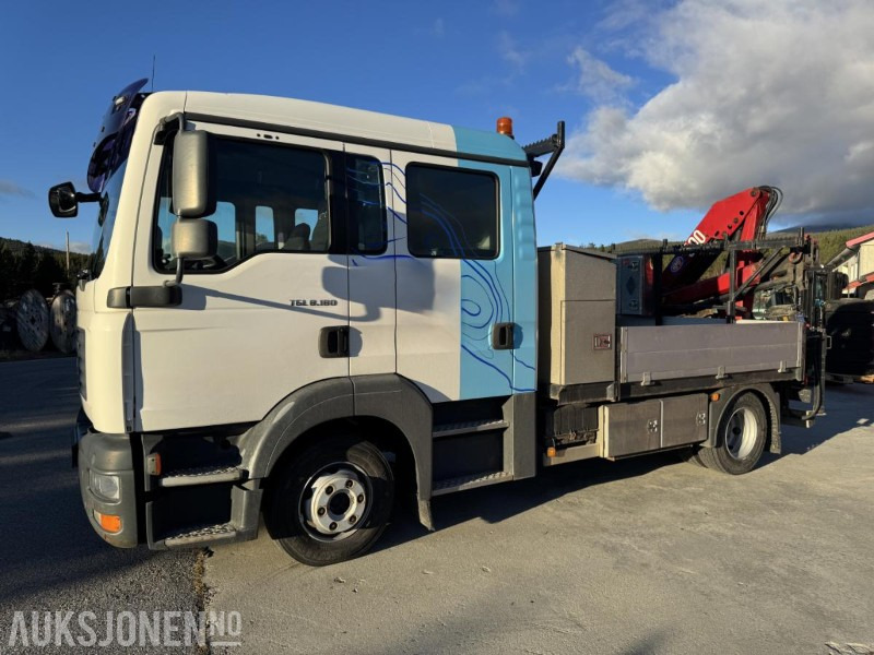 2007 MAN TGL 8.180 4X2 LINJEBIL MED KRAN OG MASSE UTSTYR - 起重车:图1 2007 MAN TGL 8.180 4X2 LINJEBIL MED KRAN OG MASSE UTSTYR - 起重车:图1