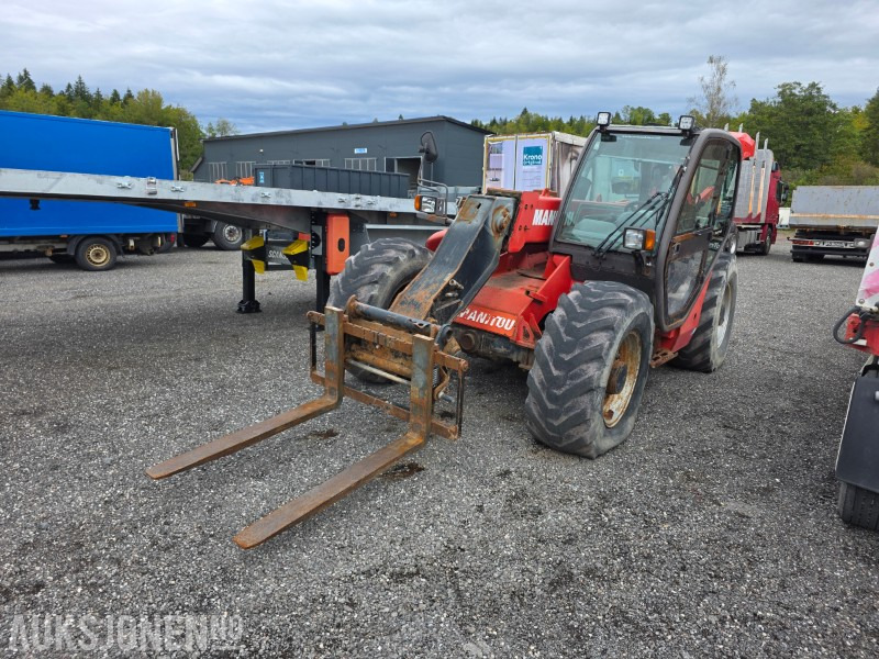 建筑设备 2007 Manitou maniscopic MLT 634 teleskoplaster m/pallegafler：图1