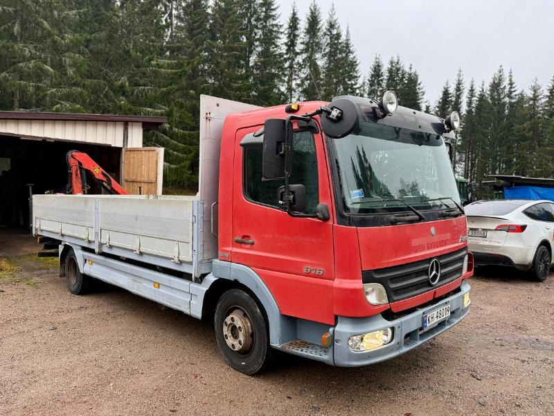 2007 Mercedes-Benz 818 planbil med kran / Nylig EU-godkjent - 栏板式/ 平板卡车:图3 2007 Mercedes-Benz 818 planbil med kran / Nylig EU-godkjent - 栏板式/ 平板卡车:图3