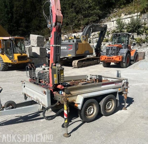 2008 Tysse tandemhenger med Fassi F22A.22 kran - klar til bruk, Nysertifisert! - 起重机:图4 2008 Tysse tandemhenger med Fassi F22A.22 kran - klar til bruk, Nysertifisert! - 起重机:图4