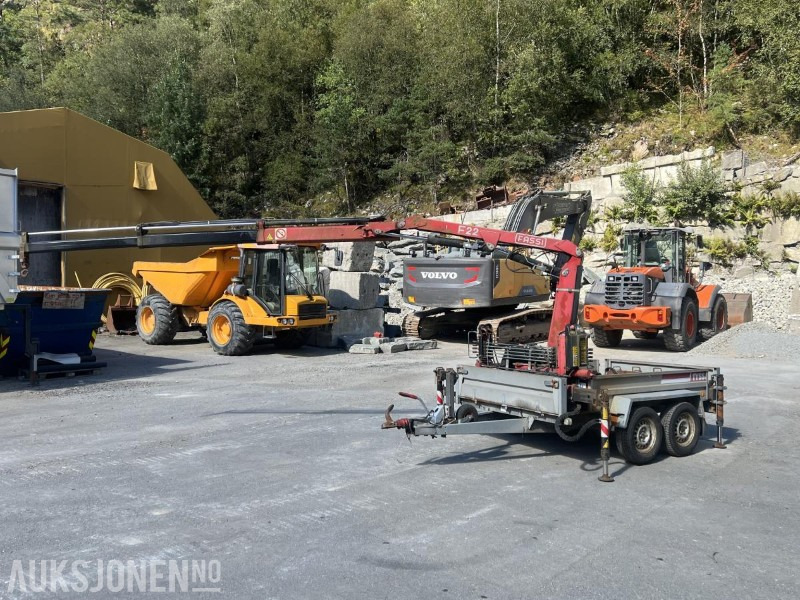 2008 Tysse tandemhenger med Fassi F22A.22 kran - klar til bruk, Nysertifisert! - 起重机:图1 2008 Tysse tandemhenger med Fassi F22A.22 kran - klar til bruk, Nysertifisert! - 起重机:图1