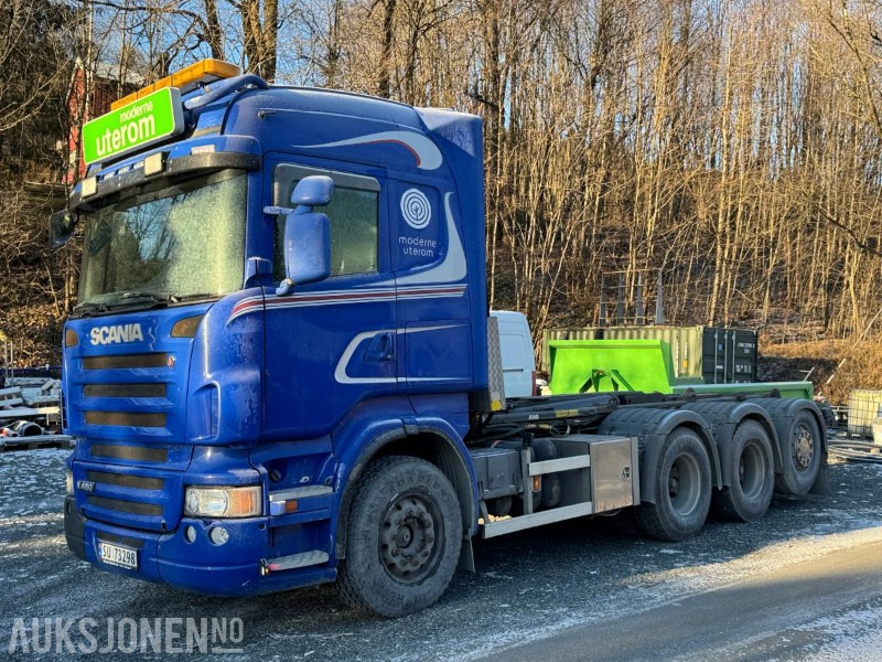 2009 Scania R480 krokbil / 4-akslet / Nylig EU-godkjent - 吊钩升降车:图1 2009 Scania R480 krokbil / 4-akslet / Nylig EU-godkjent - 吊钩升降车:图1