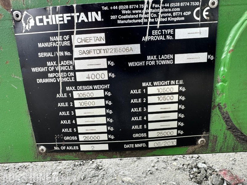 2010 CHIEFTAIN AGRI DUMPERHENGER TIL TRAKTOR - 农业机械:图4 2010 CHIEFTAIN AGRI DUMPERHENGER TIL TRAKTOR - 农业机械:图4