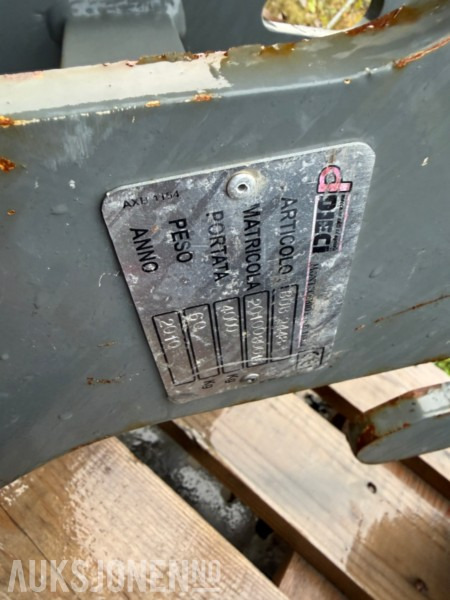 2010 Dieci BUB 2448 lastekrok 4 tonn - 附件 适用于 建筑机械:图4 2010 Dieci BUB 2448 lastekrok 4 tonn - 附件 适用于 建筑机械:图4