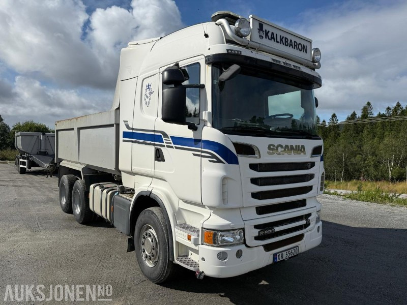 2011 Scania R620 6X4 Tippbil med 2005 Carnehl trippelkjerre - 翻斗车:图2 2011 Scania R620 6X4 Tippbil med 2005 Carnehl trippelkjerre - 翻斗车:图2