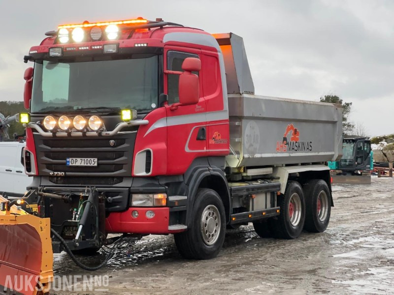 2012 Scania R 730 6x4 - Brøyterigget tippbil - 翻斗车:图1 2012 Scania R 730 6x4 - Brøyterigget tippbil - 翻斗车:图1