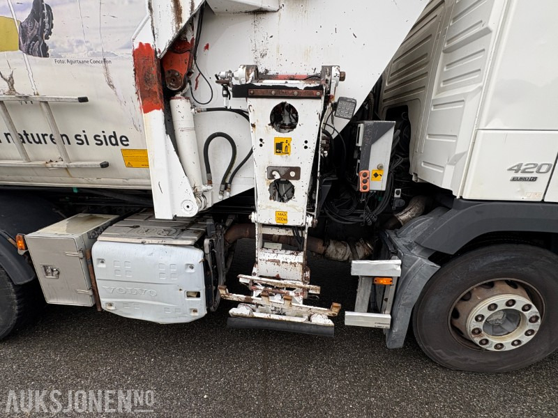 2014 Volvo FM420 EURO 6 sidelaster / komprimatorbil / renovasjonsbil - EU godkjent til 31.08.2026 - 垃圾车:图5 2014 Volvo FM420 EURO 6 sidelaster / komprimatorbil / renovasjonsbil - EU godkjent til 31.08.2026 - 垃圾车:图5