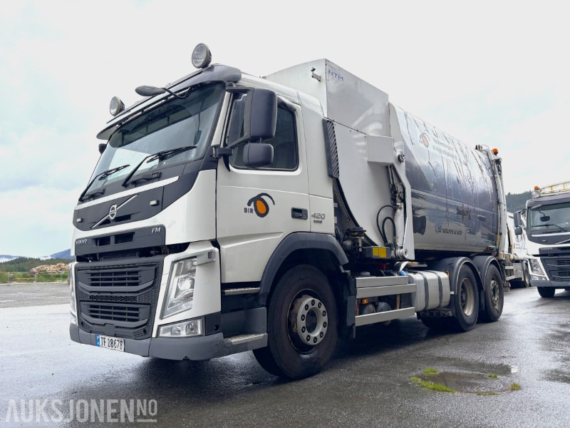 2014 Volvo FM420 EURO 6 sidelaster / komprimatorbil / renovasjonsbil - leveres med ny EU godkjenning - 垃圾车:图1 2014 Volvo FM420 EURO 6 sidelaster / komprimatorbil / renovasjonsbil - leveres med ny EU godkjenning - 垃圾车:图1