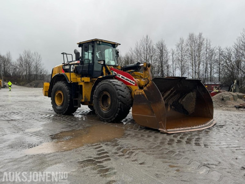 2015 CAT 966M FOREST MACHINE HJULLASTER, VEKT, SENTRALSMØRING, FULL SERVICEHISTORIKK, SKUFFE - 轮式装载机:图3 2015 CAT 966M FOREST MACHINE HJULLASTER, VEKT, SENTRALSMØRING, FULL SERVICEHISTORIKK, SKUFFE - 轮式装载机:图3