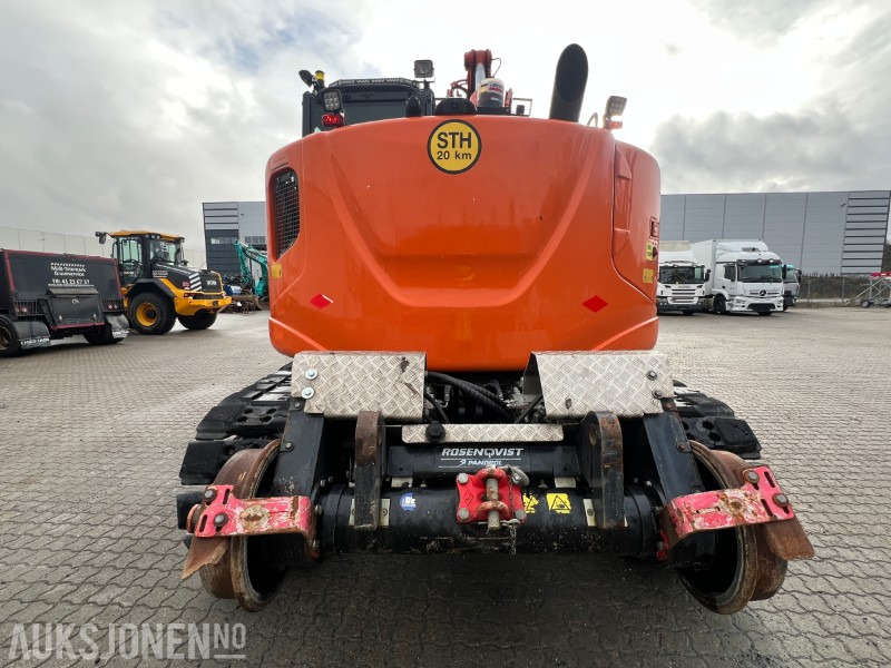 2015 Hitachi ZX135-US Rail maskin med henger, tilt, klype, 6 skuffer, klype - 挖掘机:图4 2015 Hitachi ZX135-US Rail maskin med henger, tilt, klype, 6 skuffer, klype - 挖掘机:图4