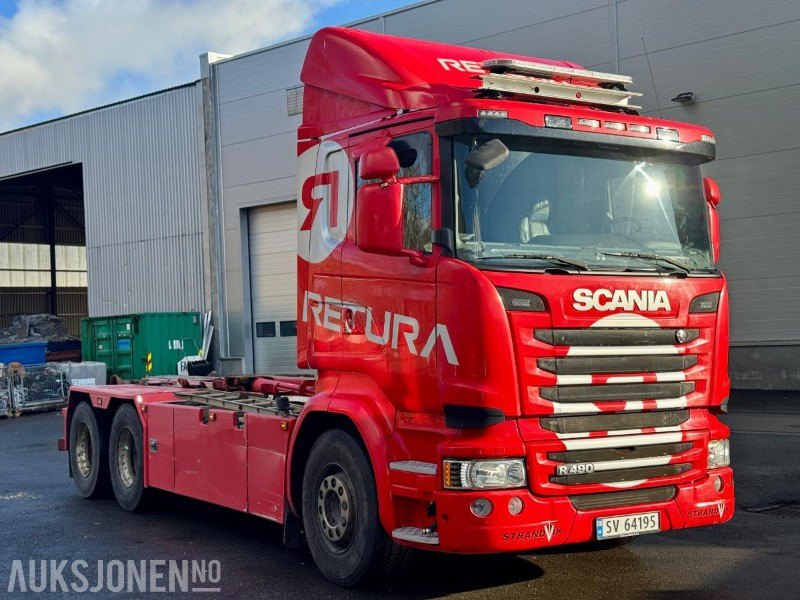 2015 Scania R490-6x2-Euro6T- Eu-godkjent til 01/26 - Km: 379186 - 吊钩升降车:图2 2015 Scania R490-6x2-Euro6T- Eu-godkjent til 01/26 - Km: 379186 - 吊钩升降车:图2