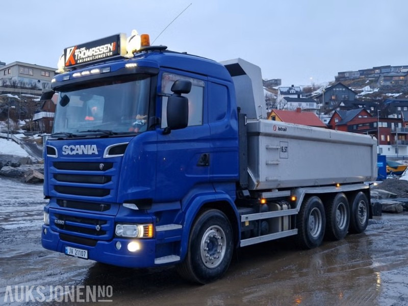 2015 Scania R580 Tippbil - Euro6 - 8X4 - 483 000km - 翻斗车:图1 2015 Scania R580 Tippbil - Euro6 - 8X4 - 483 000km - 翻斗车:图1