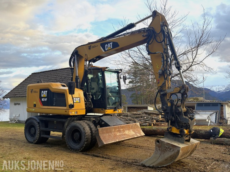 2016 Cat M314F hjulgraver - serviceavtale - nylig service - tiltrotator og pusseskuffe - 轮式挖掘机:图2 2016 Cat M314F hjulgraver - serviceavtale - nylig service - tiltrotator og pusseskuffe - 轮式挖掘机:图2