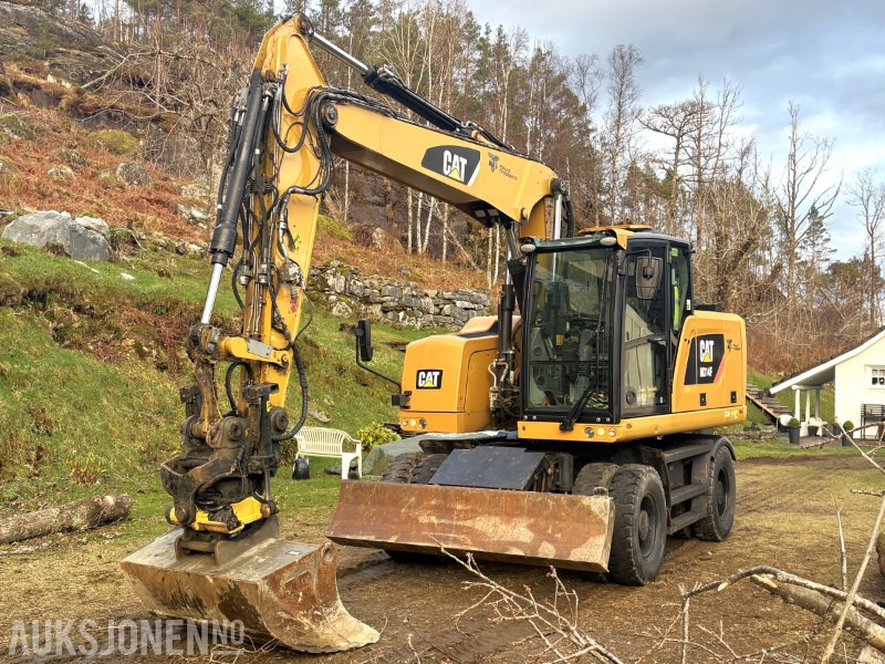 2016 Cat M314F hjulgraver - serviceavtale - nylig service - tiltrotator og pusseskuffe - 轮式挖掘机:图1 2016 Cat M314F hjulgraver - serviceavtale - nylig service - tiltrotator og pusseskuffe - 轮式挖掘机:图1