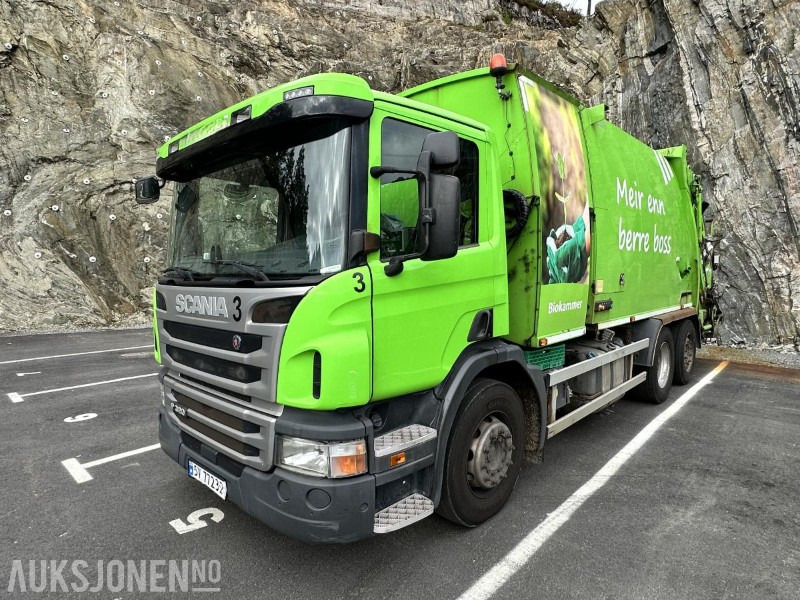 2016 Scania P320 Komprimatorbil - 2 kammer Inkl. biokammer/MTM påbygg - 垃圾车:图1 2016 Scania P320 Komprimatorbil - 2 kammer Inkl. biokammer/MTM påbygg - 垃圾车:图1