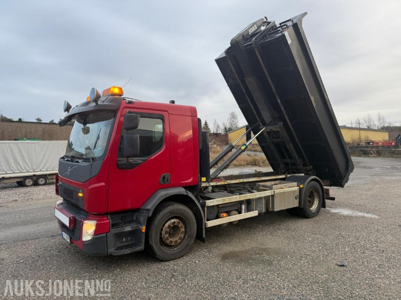 2016 Volvo FE 320 4X2 KROKBIL M/10 KUBIKKS GRUSKASSE - JOABKROK - SERVICEHISTORIKK. - 吊钩升降车:图1 2016 Volvo FE 320 4X2 KROKBIL M/10 KUBIKKS GRUSKASSE - JOABKROK - SERVICEHISTORIKK. - 吊钩升降车:图1