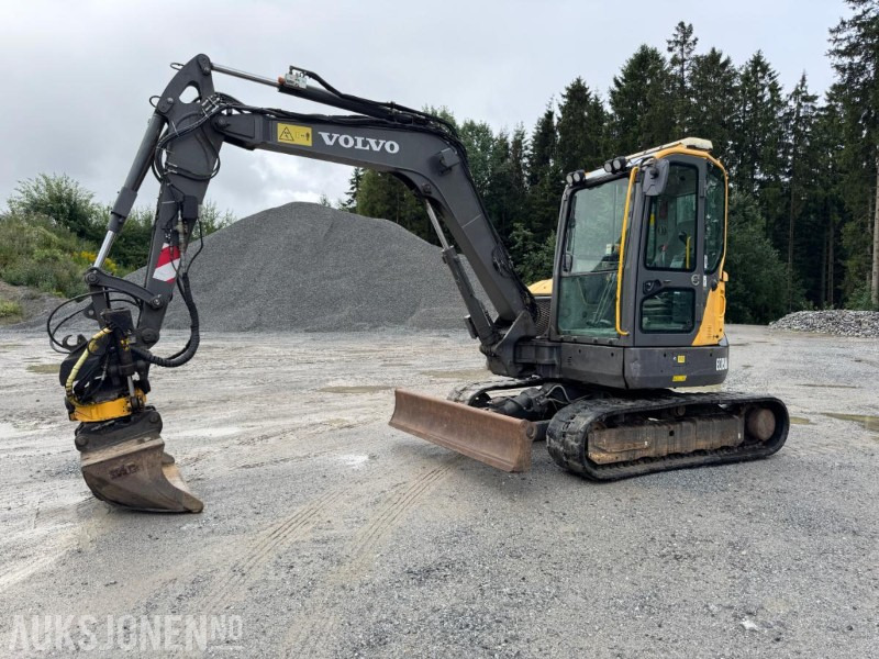 2016 Volvo ecr58d beltegraver 4301t, tiltrotator, pusseskuff,steinskuff - 小型挖掘机:图1 2016 Volvo ecr58d beltegraver 4301t, tiltrotator, pusseskuff,steinskuff - 小型挖掘机:图1