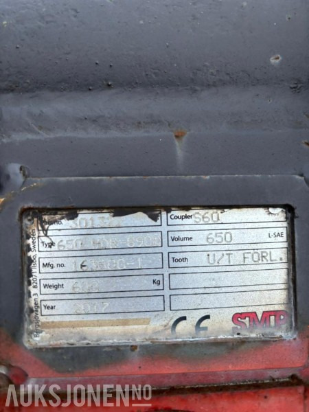 2017 SMP skuff 650 l - S60 - 附件 适用于 建筑机械:图3 2017 SMP skuff 650 l - S60 - 附件 适用于 建筑机械:图3