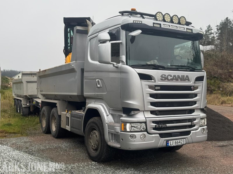 2017 Scania R730 tippbil med Maur trippelkjerre / EURO 6 / 6X4 - 翻斗车:图5 2017 Scania R730 tippbil med Maur trippelkjerre / EURO 6 / 6X4 - 翻斗车:图5