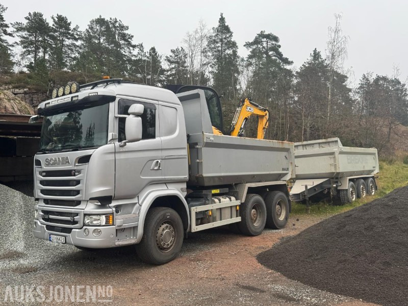 2017 Scania R730 tippbil med Maur trippelkjerre / EURO 6 / 6X4 - 翻斗车:图1 2017 Scania R730 tippbil med Maur trippelkjerre / EURO 6 / 6X4 - 翻斗车:图1