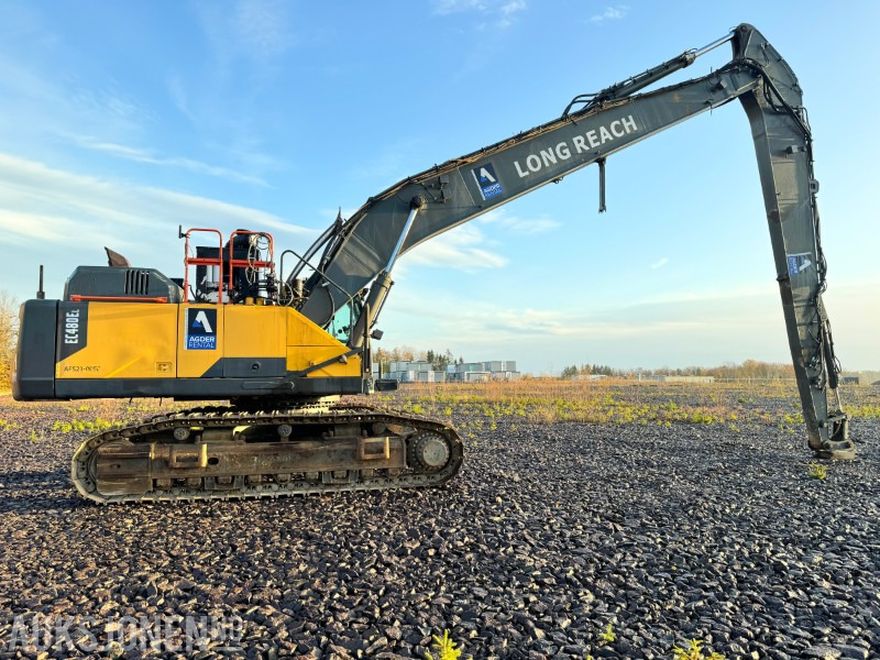 挖掘机 2017 Volvo EC480 ELR long reach 19 meter med AMV bortårn, GPS, Radiostyring：图11
