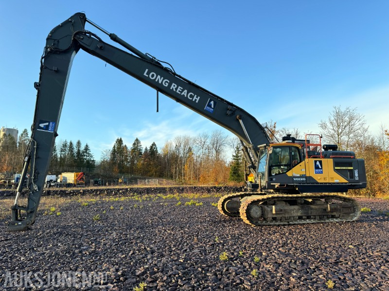 挖掘机 2017 Volvo EC480 ELR long reach 19 meter med AMV bortårn, GPS, Radiostyring：图7